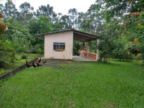 Fachada da chácara à venda no Residencial Planalto Serra Verde em Itirapina SP