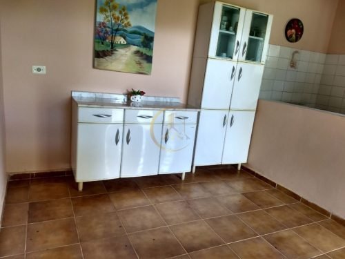 Cozinha da chácara à venda em Itirapina SP