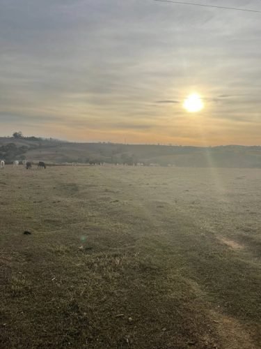 Sítio à venda em Rio Claro/SP - Vista panorâmica ao entardecer