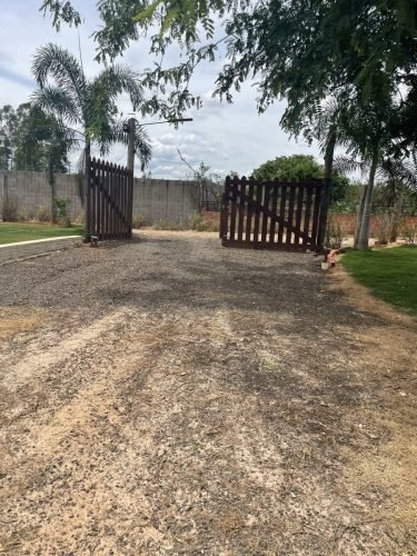 Entrada principal da chácara à venda em Rio Claro/SP