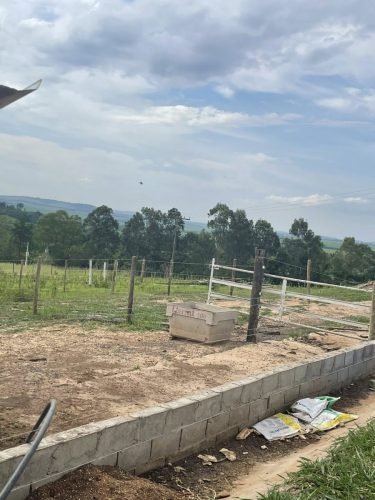 Vista geral do confinamento rural em Ajapi Rio Claro SP