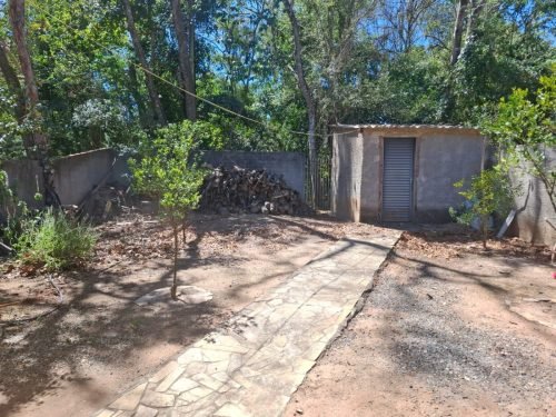 Área verde e árvores da chácara à venda em Araras SP